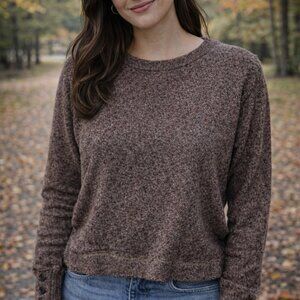 Levi's Sparkle Copper Crew Neck Sweater Size XS